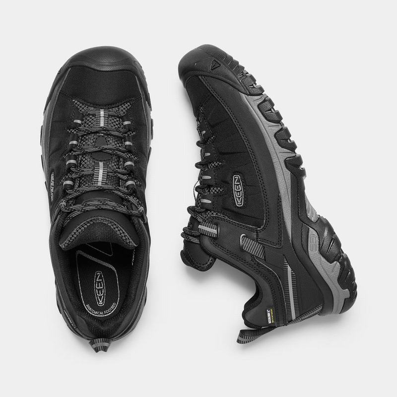 Keen 靴 | キーンターギーExpウォータープルーフ 登山 靴 メンズ 黒 | 204781-ECP